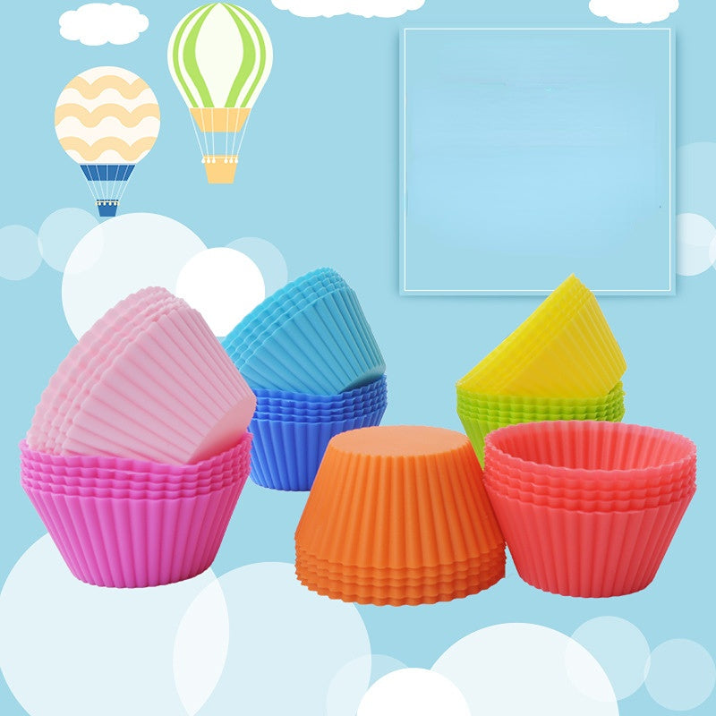 Wholesale Silicone Round 7cm Cake Cup